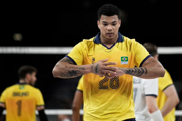 Brasil desencanta no vôlei, vence a 1ª e garante vaga nas quartas em Paris 2024