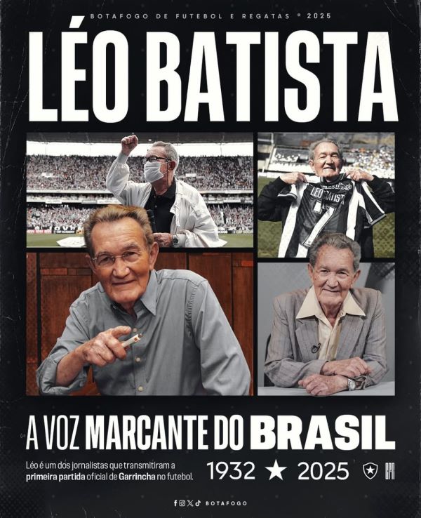 “Só morre de verdade quem nunca mais é lembrado”; Brasil se despede de Léo Batista