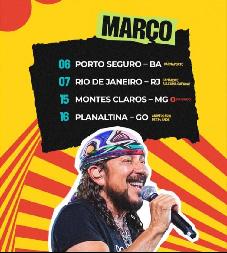 Bell Marques se apresenterá em Planaltina Go