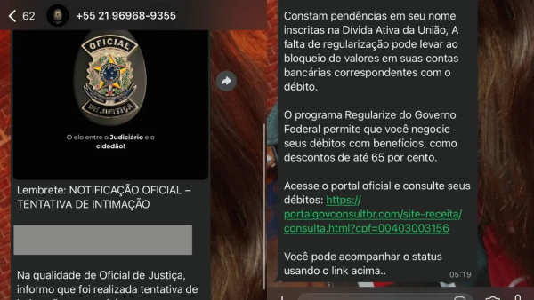 Moradora de Anápolis denuncia novo golpe que tem se espalhado pelo WhatsApp